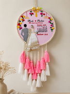 INFINITY CREATIONS Personalized 3D Christian Wedding Embroidery Hoop | Custom Couple Names Gift