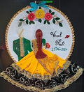 INFINITY CREATIONS Personalized Wedding Embroidery Hoop | Custom Couple Names & Date Gift