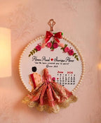 Personalized Islamic Wedding Embroidery Hoop | Handmade Muslim Couple Name Frame | Custom Nikah Gift