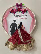 INFINITY CREATIONS Personalized LED Wedding Embroidery Hoop | Custom Couple Names Gift