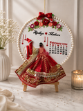 INFINITY CREATIONS Personalized 3D Indian Wedding Hoop | Custom Couple Names Gift