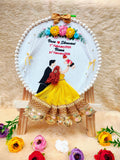 INFINITY CREATIONS Personalized 3D Family Embroidery Hoop | Custom Couple & Baby Names Gift