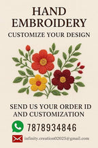 INFINITY CREATIONS Personalized Birthday Embroidery Hoop | Custom Name & Date Gift