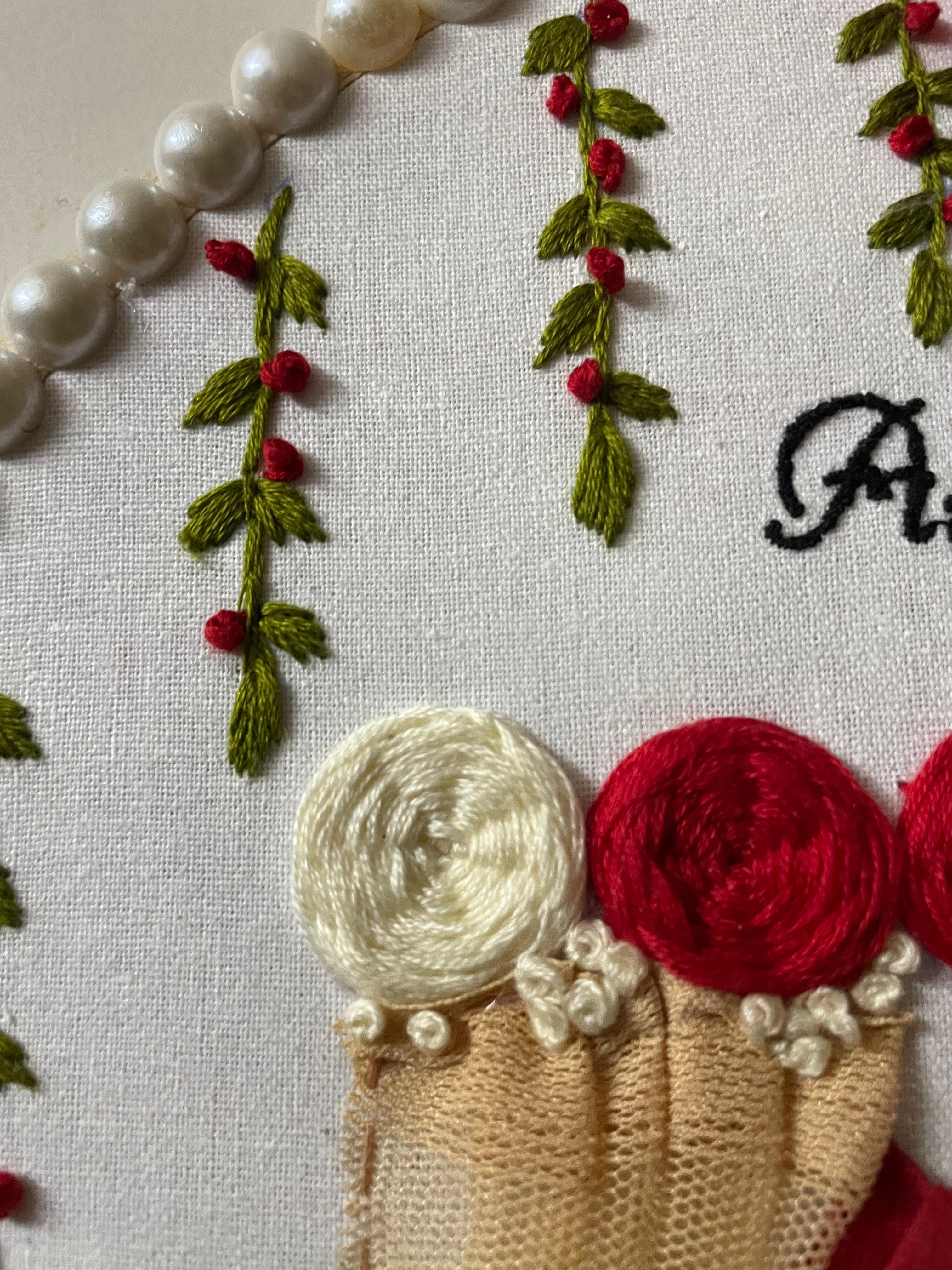 INFINITY CREATIONS Personalized 3D Punjabi Bridal Veena Curtain Hoop | Custom Couple Names Gift