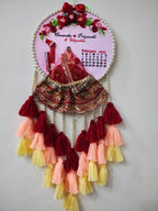 INFINITY CREATIONS Personalized 3D Indian Wedding Hoop | Custom Couple Names Gift