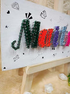 INFINITY CREATIONS Personalized Name String Art Frame | Custom Handmade Wall Decor