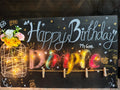 INFINITY CREATIONS Personalized 'Happy Birthday' LED String Art with Date | Custom Photo Wall Décor Gift