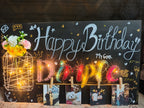 INFINITY CREATIONS Personalized 'Happy Birthday' LED String Art with Date | Custom Photo Wall Décor Gift