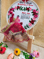 INFINITY CREATIONS Personalized Wedding Embroidery Hoop Frame | Custom Names & Date, Handmade, Bridal Keepsake Gift, Anniversary & Engagement Décor