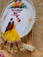 INFINITY CREATIONS Personalized 3D Family Embroidery Hoop | Custom Couple & Baby Names Gift