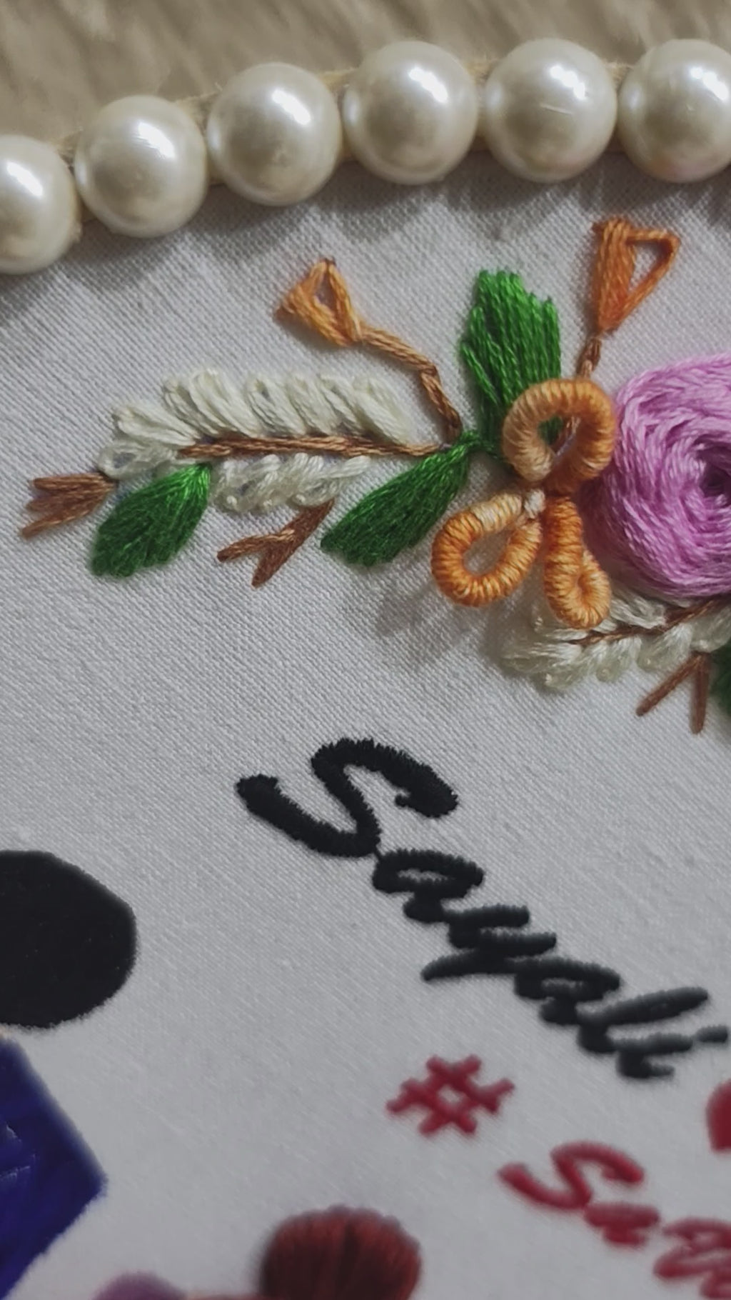 Infinity Creations Personalized Couple Embroidery Hoop – Custom Wedding & Anniversary Gift 10 Inch